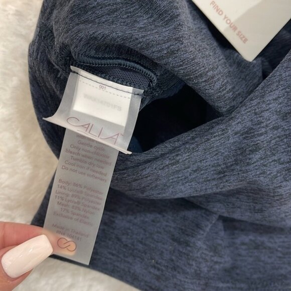 CALIA Women's LustraLux Cross Back Crop Top - Picture 9 of 9